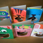 kids birthday cards unique and fun designs multipack