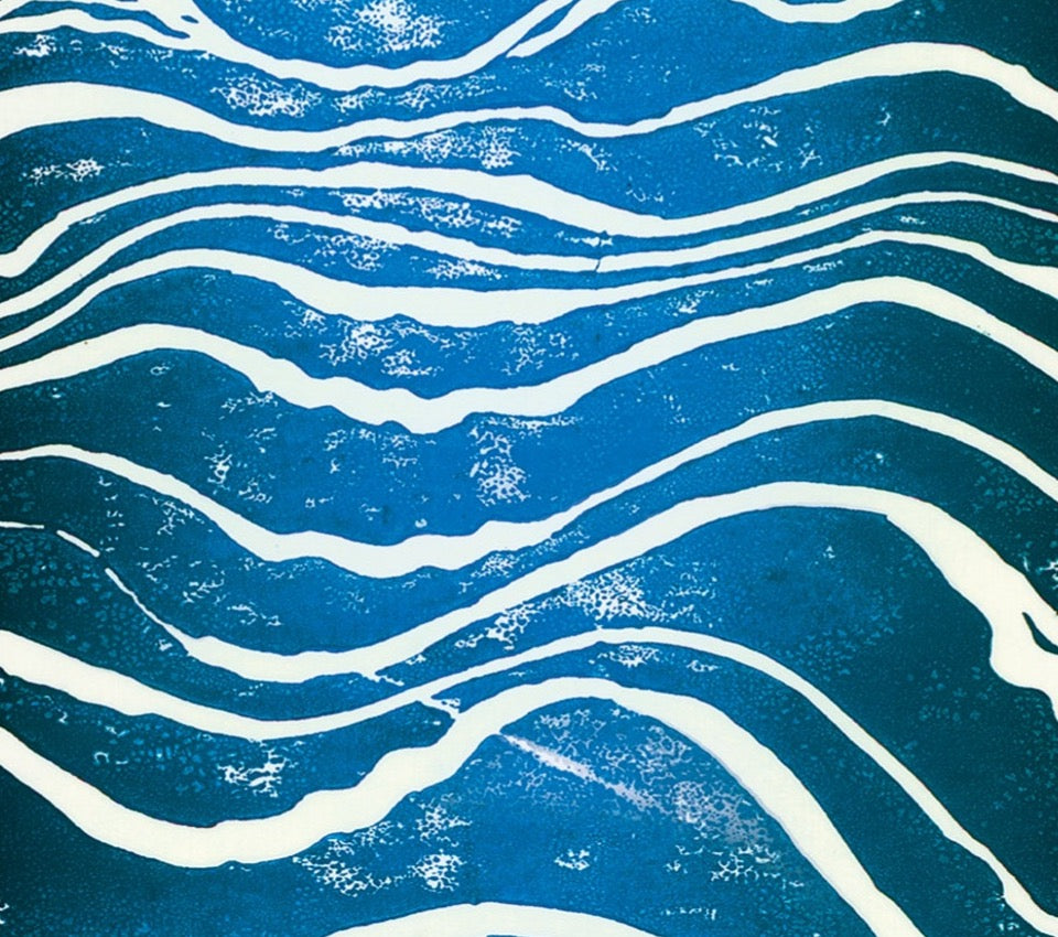 waves sympathy card