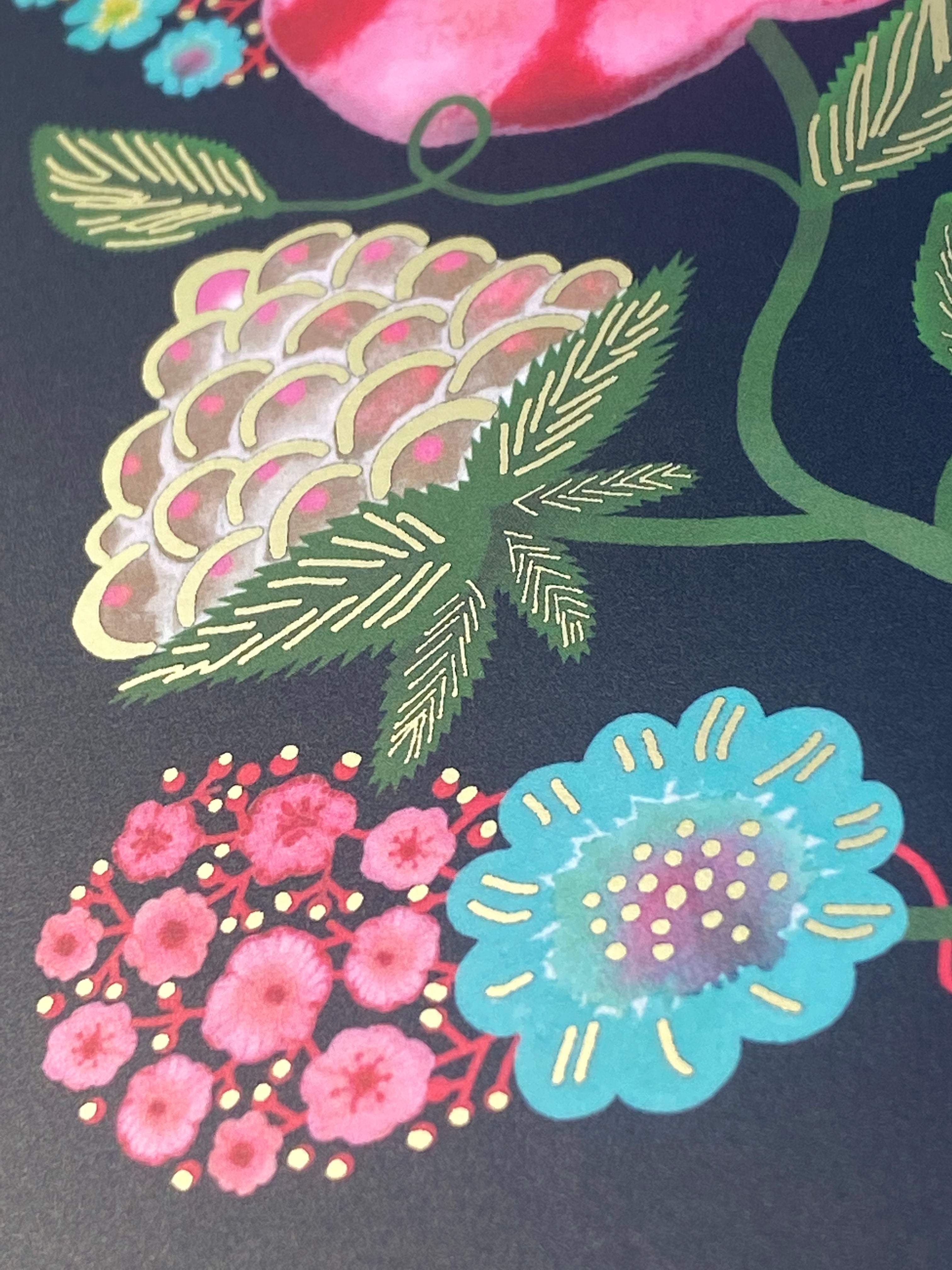 floral unique artist designed birthday cards