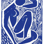 blue matisse print