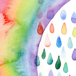 childrens rainbow wall art