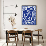 blue matisse print