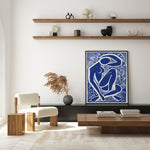 blue matisse art print