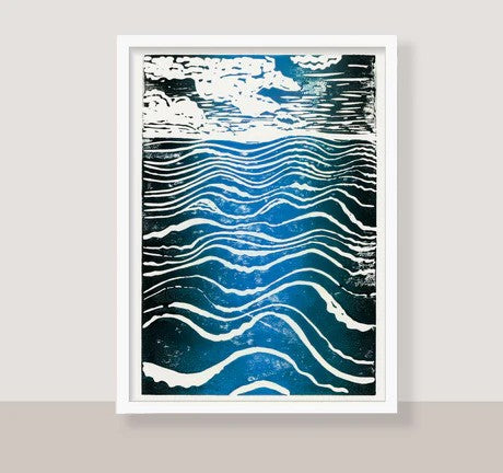 waves art print