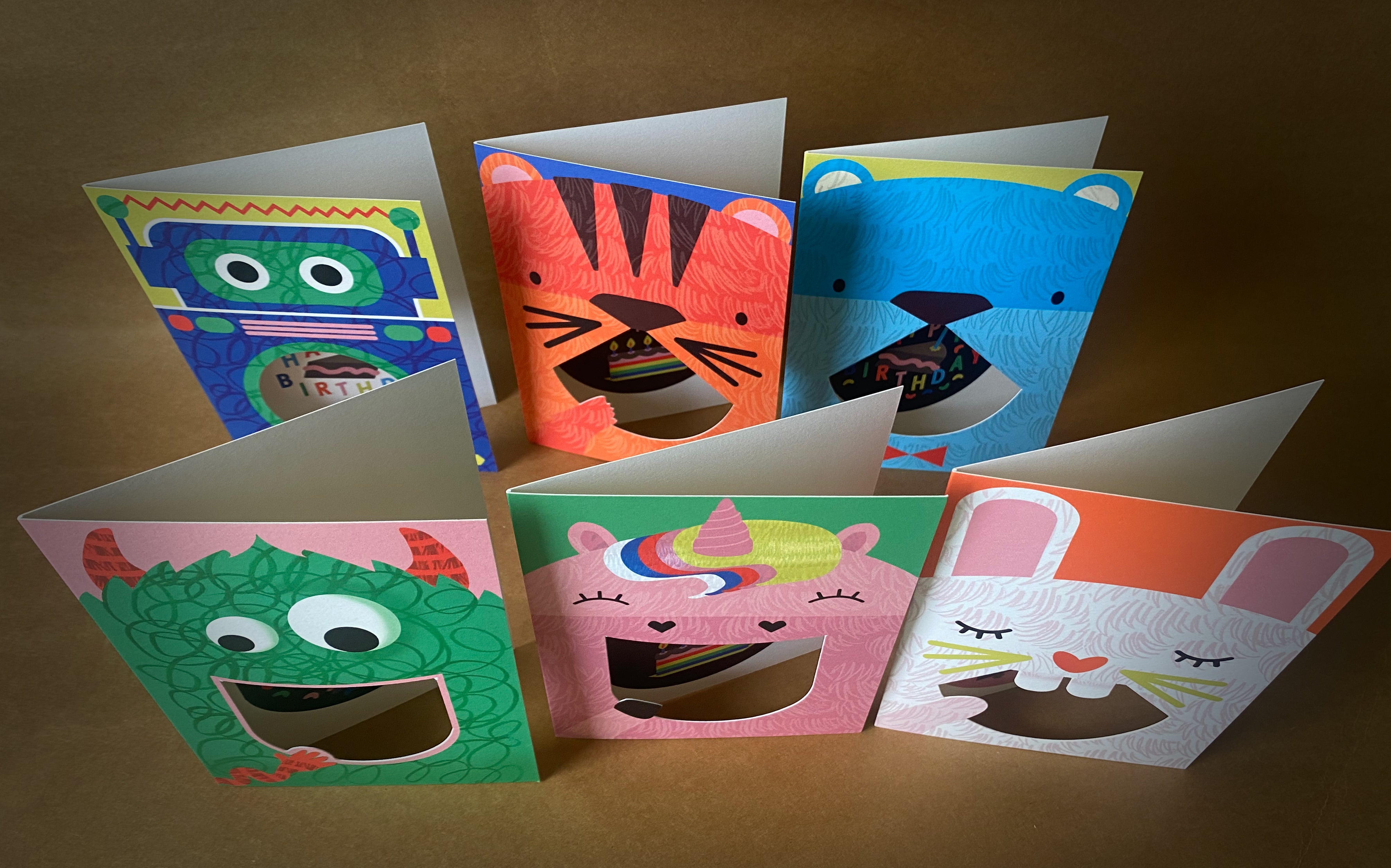 artist childrens birthday cards unique and fun designs